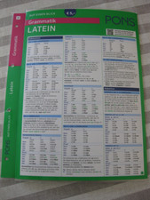 Pons latein grammatik - latein,