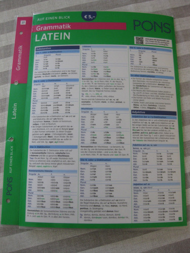 Pons latein grammatik - grammatik,