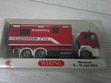 Wiking 0625 50 Feuerwehr Abrollcontainer (MAN-TGS)  1:87 OVP/unbespielt