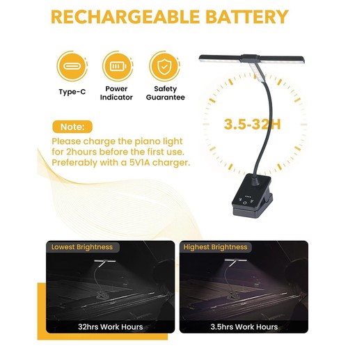 Led notenpultleuchte - 51,