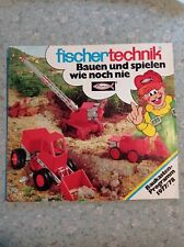 Fischer Technik Baukasten-Programm 1977/78