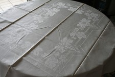 alte Damast Tischdecke
