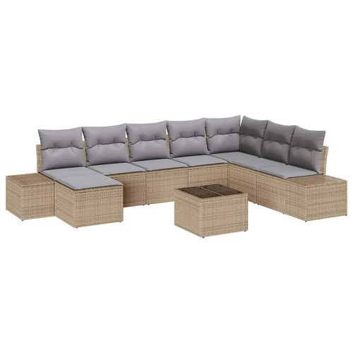 Gartensofa set polyrattan - gartensofa,