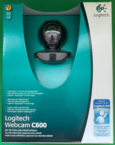 Logitech webcam c600 - hd, 720p