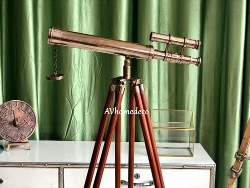 Standstativ messing teleskop - messing,