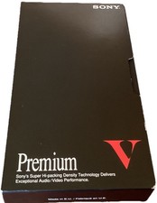 2 X Sony Videokassette Premium V Super Hi-Packing Density 300 Minuten VHS