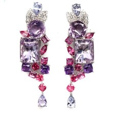 925 Silber Rosa - Lila