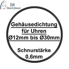 1x Dichtungsring, O-Ring, Gehäusedichtung, Uhrendichtung, wasserdicht, Ø 12-30mm