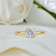 Rundschliff Diamant Ring