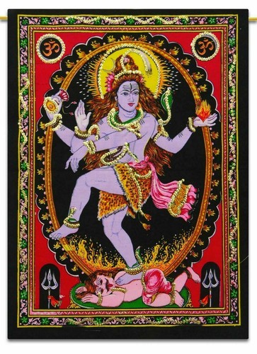 Shiva tandav tanz - shiva, wandbild
