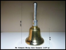 Alte Schulglocke Messing