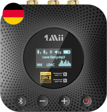 1Mii B06HD+ Hi-Res Bluetooth 5.1 Musik Empfänger Für Stereoanlage Mit LDAC, Hifi