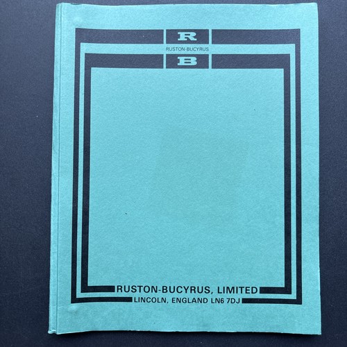 Vintage ruston bucyrus rb - bucyrus, 10-rb