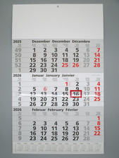 Kalender - 3 Monats-Kalender -