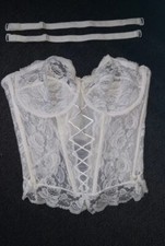 NUANCE ? WoW Edel SeXy HoT Corsage Korsett BH Bralette BRAUT ❤️NYLON SPITZE 80D