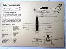 DDR Kleine Typensammlung Luftfahrzeuge - Kunstflugzeug L-9
