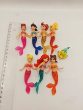 Polly Pocket Mattel 2011 Figuren Disney Arielle Die Meerjungfrau 7 Stück  Paket