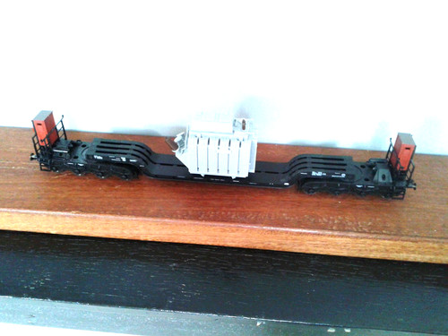 Tiefladewagen 8achsig - , h0