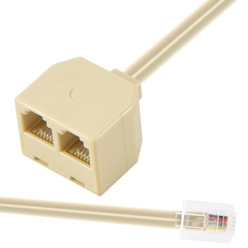 Rj11 6p4c stecker buchse - 6p4c, 2x