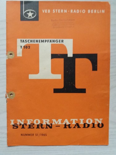 Taschenempfänger 102 nr - taschenempfänger, t