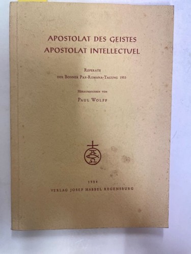 Apostolat des geistes - des,