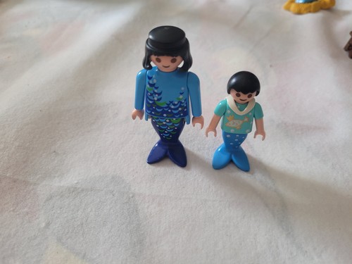 Playmobil figur frau mit kind - frau,