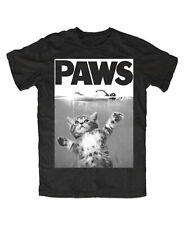 PAWS T-Shirt Tee Jaws Shark
