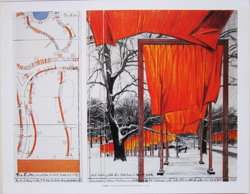 Christo the gates project - the, gates,