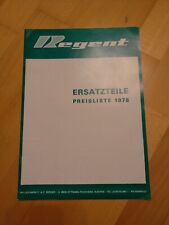 Regent Pflugfabrik Pflug Ersatzteile Preisliste Ersatzteilliste