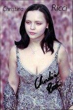Ak Schauspielerin Christina Ricci, Portrait, Autogramm - 3998578