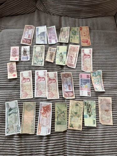 Sammlung alter banknoten aus - sammlung,