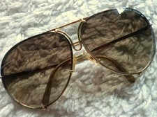 Porsche Design Carrera 5623 Teardrop Sonnenbrille goldfarbenes Gestell...