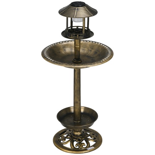 Vogeltränke mit solarleuchte - vogeltränke,