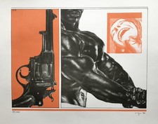 Peter SORGE Lithografie „Black Power“ datiert 70 nummeriert 98/100 signiert