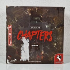 Pegasus Spiele Vampire Die Maskerade Chapters 1 Montreal NEUWERTIG UNVOLLSTÄNDIG