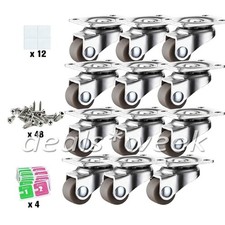 12 Stk Kleine Möbelrollen