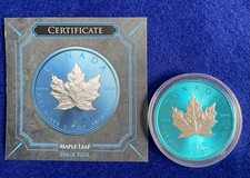 Maple Leaf 2019 Space Blue 1oz