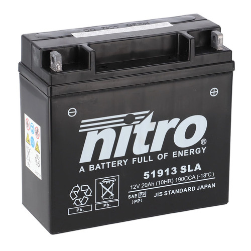 Nitro batterie 12v 20ah 51913 - batterie,