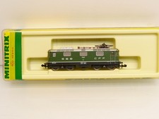Minitrix 51 2171 00 / 12171 N E-Lok Re 4/4 II der SBB grün 11127 für EMS System