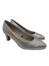 TAMARIS Hochfront-Pumps Damen Pumps Gr. DE 39 silberfarben Elegant