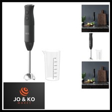 HB4-1-4GG Stabmixer / 2 Edelstahl-Klingen/inkl. Smoothie-Becher/BPA-frei / 2 ...