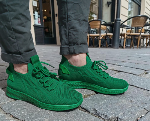Leichte slip sneaker grün - leichte,