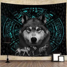 Wikinger-Wolfsrudel Poster XXL