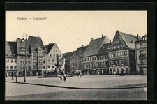 Ansichtskarte Freiberg i. Sa., Obermarkt 
