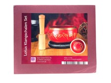 Klangschale LOTUS rot ø 13 cm