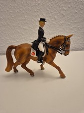 Schleich 42035 Dressurpferd mit Dressur Reiterin Rarität 