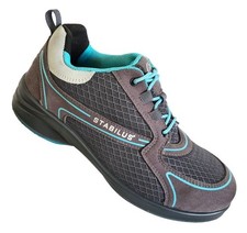 Stabilus Sicherheitsschuhe Julia Damenschuh S1 grau/türkis Gr. 38