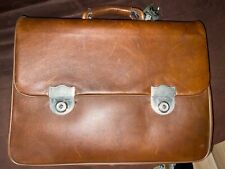 Aktentasche braun Herren Leder Vintage Look neu