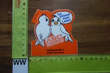 Alter Aufkleber Mode Schuhhaus Sportschuhe Schuhpflege ABC Schuhe Hannover