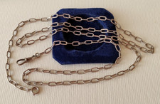 lange 835 Silber Uhrenkette